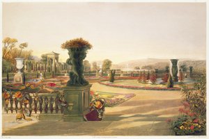 The Parterre, Trentham Hall Gardens, pub. Thomas McLean