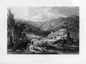Olivová hora, Izrael, 1841. od E Benjamin