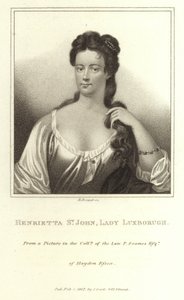 Henrietta St John Lady Luxborough od E. Bocquet