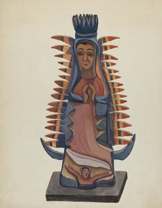 Bulk Panny Marie z Guadalupe, c. 1936.