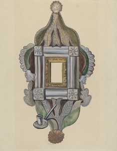 Svícen se zrcadlem, 19351942. od E. Boyd