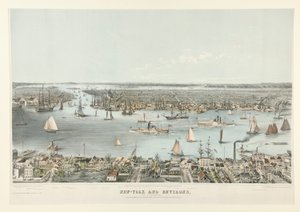 New-York a okolí, z Williamsburghu od E. Brown