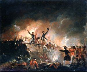 Odražení Britů ve Fort Erie, 15. srpna 1814, 1840 od E. C. Watmough