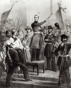 Alphonse de Lamartine na radnici od E. Charpentier