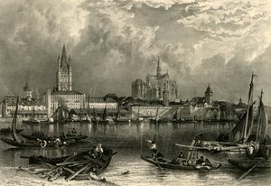 "Kolín nad Rýnem", c1872. od E I Roberts