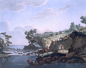 Koně překračující řeku, 1812-13