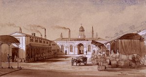Albany Street, St Pancras, Londýn, c1830 od E Noyce
