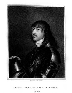 James Stanley, 7. hrabě z Derby, zastánce monarchisty, 1824. od E. Scriven