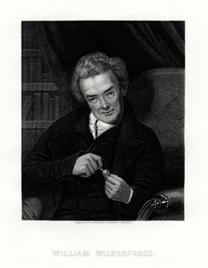 William Wilberforce, anglický bojovník proti otroctví, 19. století. od E. Scriven