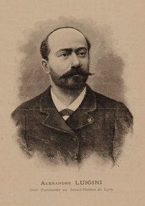 Portrét skladatele Alexandra Luiginiho 1850-1906, 1887. od E. Sédard