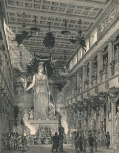 „Chrám Athené Parthenos, obnoven“, 1886 od E Thiersch