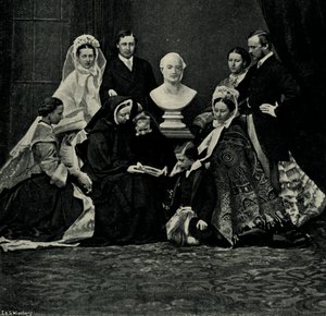 A Royal Family Group, 10. března 1863, c1897.