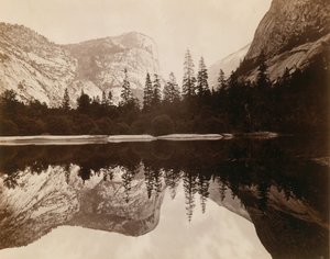 Mirror Lake, Valley of the Yosemite, 1872. od Eadweard Muybridge