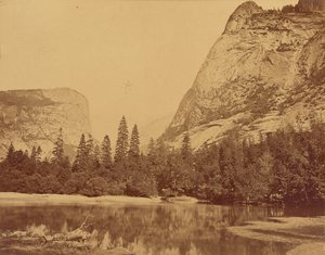 Starý Piute.  Údolí Yosemitů.
