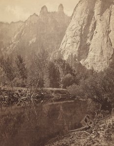 Cathedral Spires, Valley of the Yosemite od Eadweard Muybridge