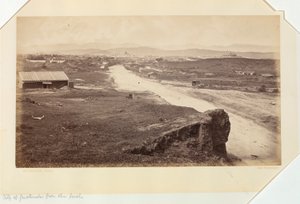 Město Guatemala z jihu od Eadweard Muybridge
