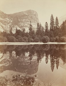 Zrcadlové jezero, Yosemitské údolí, 1872 (foto) od Eadweard Muybridge