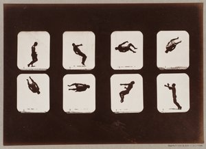Talíř 106. Sportovci, Twisting Summersault od Eadweard Muybridge