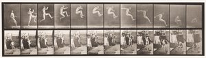 Talíř 159. Skákání; Běh na skok (boty) od Eadweard Muybridge