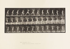 Deska 170. Od kamene ke kameni přes potok, 1885 od Eadweard Muybridge