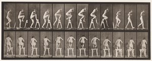 Talíř 178. Stoupání a přeskočení od Eadweard Muybridge