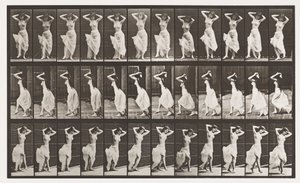Talíř 190. Tanec (Nautch) od Eadweard Muybridge