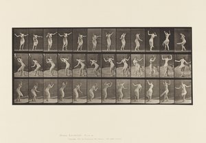Talíř 191. Tanec (efektní) od Eadweard Muybridge