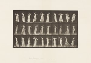 Talíř 194. Tanec, 1885 od Eadweard Muybridge