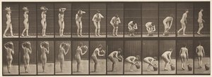 Talíř 225. Vyjmutí nádoby na vodu z ramene na zem od Eadweard Muybridge