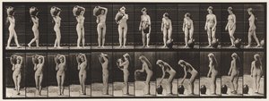 Talíř 226. Vyjmutí nádoby na vodu z ramene na zem a otočení od Eadweard Muybridge