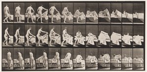 Talíř 263. Vstávání do postele od Eadweard Muybridge