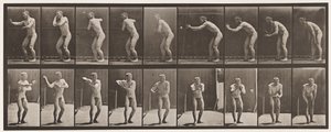 Talíř 281. Base-ball; Chytání a házení od Eadweard Muybridge