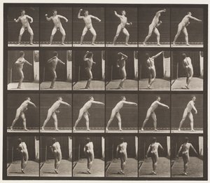 Talíř 286. Base-ball; Házení od Eadweard Muybridge