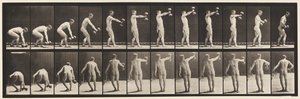Talíř 326. Zvedání 50-lb. Dumb-Bell na délku paže od Eadweard Muybridge