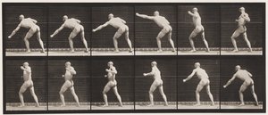 Talíř 343. Úder (levá ruka) od Eadweard Muybridge