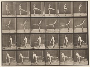 Deska 370. První baletní akce od Eadweard Muybridge