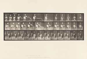 Talíř 404. Vyprázdnění vědra vody, 1885 od Eadweard Muybridge