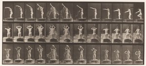 Talíř 409. Nalévací nádrž s vodou nad hlavou od Eadweard Muybridge