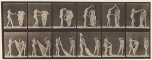 Talíř 427. Záchod; Dva modely od Eadweard Muybridge