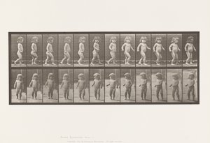 Talíř 468. Dítě, Chůze od Eadweard Muybridge