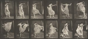 Talíř číslo 188. Tanec (efektní) od Eadweard Muybridge