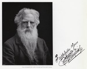 Portrét Eadwearda Muybridge (černobílá fotografie) od Eadweard Muybridge