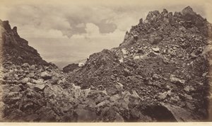 Quezaltenango z kráteru sopky, 1877 (foto) od Eadweard Muybridge