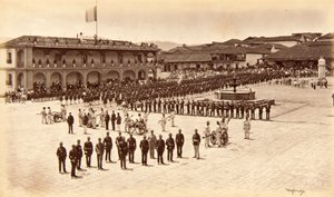 Přijetí umělce, Quezaltenango, Guatemala od Eadweard Muybridge