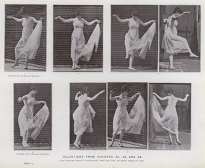 Lidská postava v pohybu: Výběr ze sérií 62, 63 a 64 od Eadweard Muybridge
