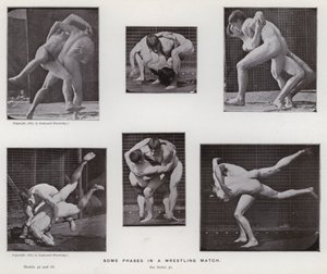 Lidská postava v pohybu: Některé fáze zápasu od Eadweard Muybridge