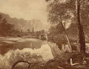Yosemitské údolí z tábora Mosquito, č. 22,1872 (foto) od Eadweard Muybridge