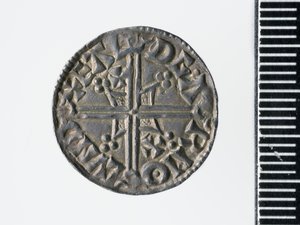 Penny of Æthelred II, londýnská mincovna, 978 (stříbrná) (revers 3706818) od Ealdgar Ealdgar