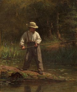 Boy Fishing, 60. léta 19. století.