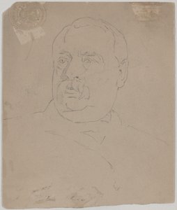 Grover Cleveland [verso] od Eastman Johnson